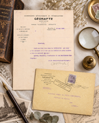 1920 Géonafte Geological & Petroleum Company Letter – Selys Longchamps Archive