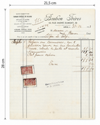 1923 Bouhon Frères Saddlery Invoice – Selys Longchamps Archive