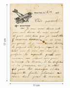 1924 French Military Aviation Letter – Basse-Yutz – Henri Bourguignon