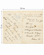 1924 French Military Aviation Letter – Basse-Yutz – Henri Bourguignon