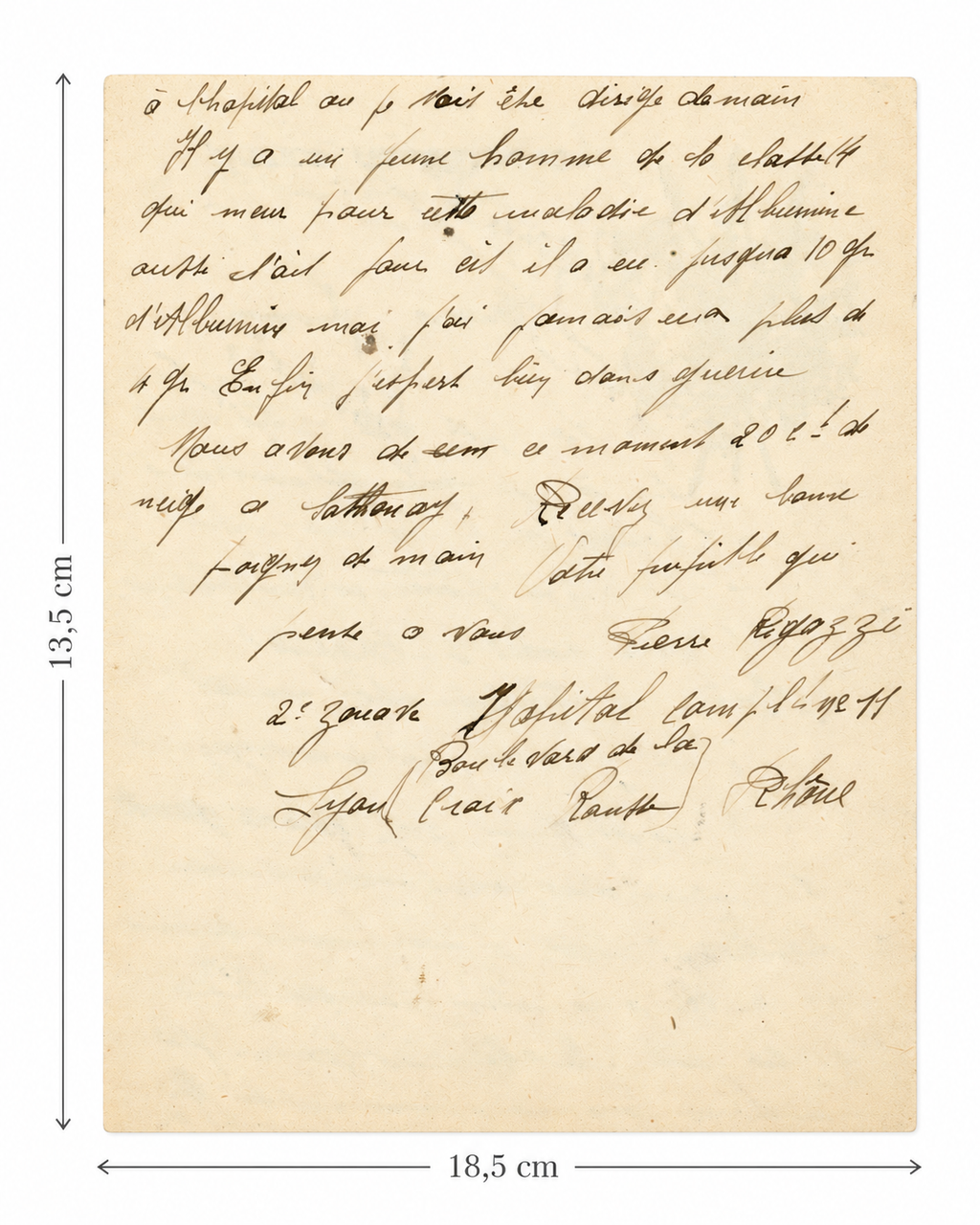 Early 20th Century French Military Letter – Le Foyer du Soldat, Camp de Sathonay