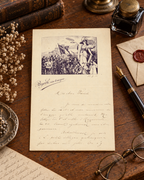 1915 French WWI Soldier Letter – Byrrh Advertising Stationery
