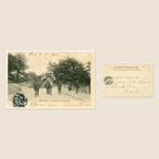 Paris Vécu – Elephant Ride at the Jardin d’Acclimatation – Antique French Postcard