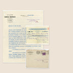 1925 Belgian Industrial Research Letter & Banque d’Outremer Receipt – Selys Longchamps Archive