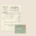 1928 Construction Materials Account – Joseph Degesves Ciney – Selys Longchamps Archive